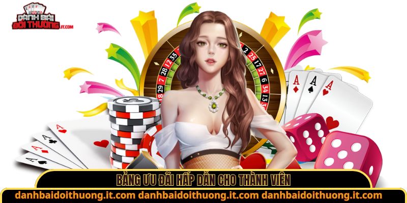 Bảng ưu đãi hấp dẫn cho thành viên