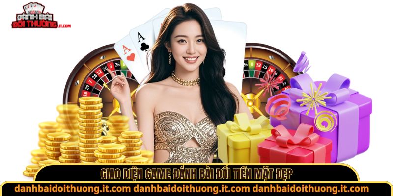 Giao diện game đánh bài đổi tiền mặt đẹp